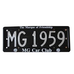 Full size image of Standard Black Plate Frame